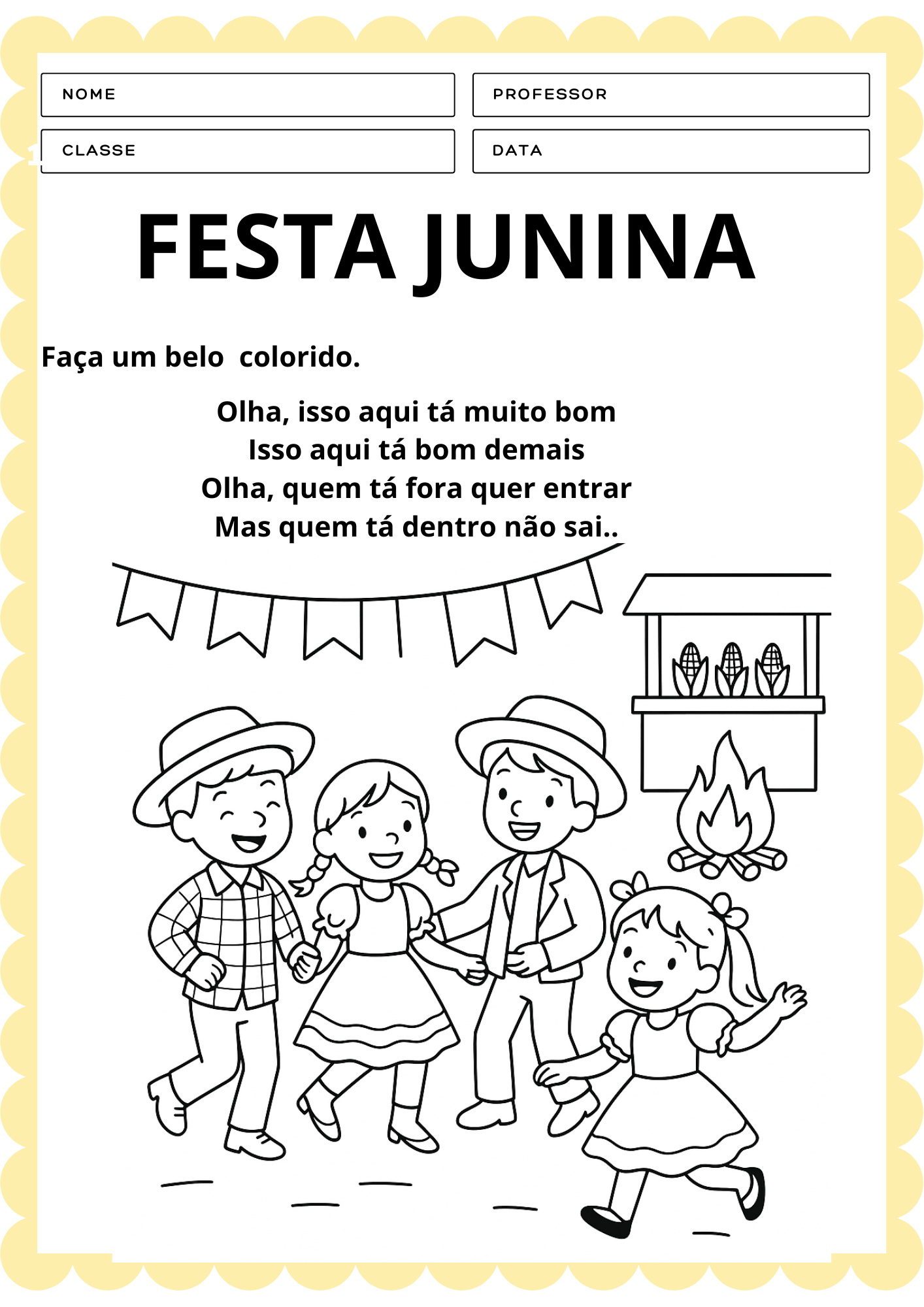 São João na Educação Infantil - Nanaeduca