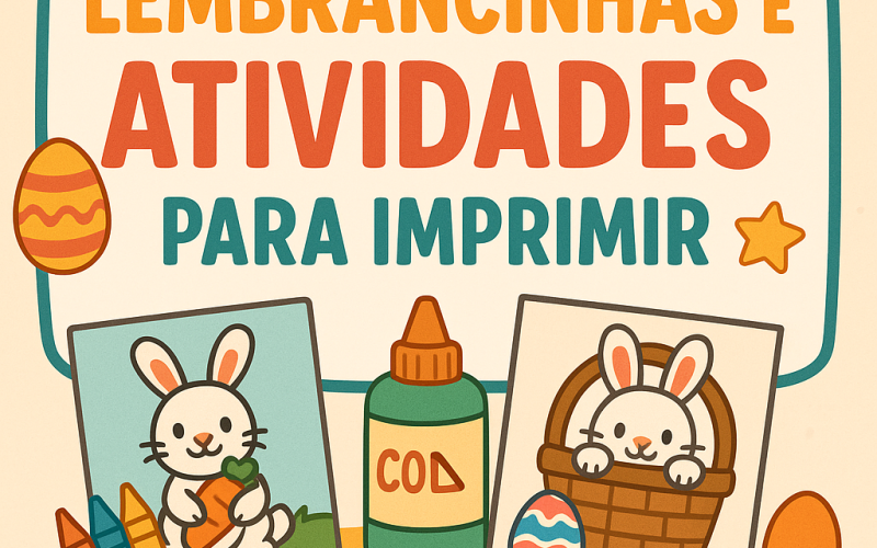 Lembrancinhas e Atividades para Imprimir:  Páscoa