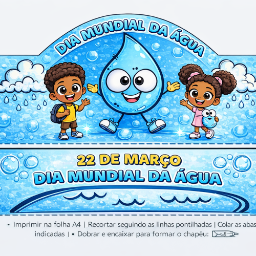 COROA PARA IMPRIMIR DIA MUNDIAL DA ÁGUA