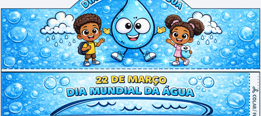 COROA PARA IMPRIMIR DIA MUNDIAL DA ÁGUA