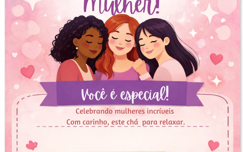 Lembrança dia Internacional da Mulher