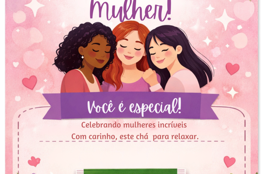 Lembrança dia Internacional da Mulher