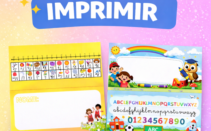 4 Modelos de crachás para trabalhar o nome das crianças